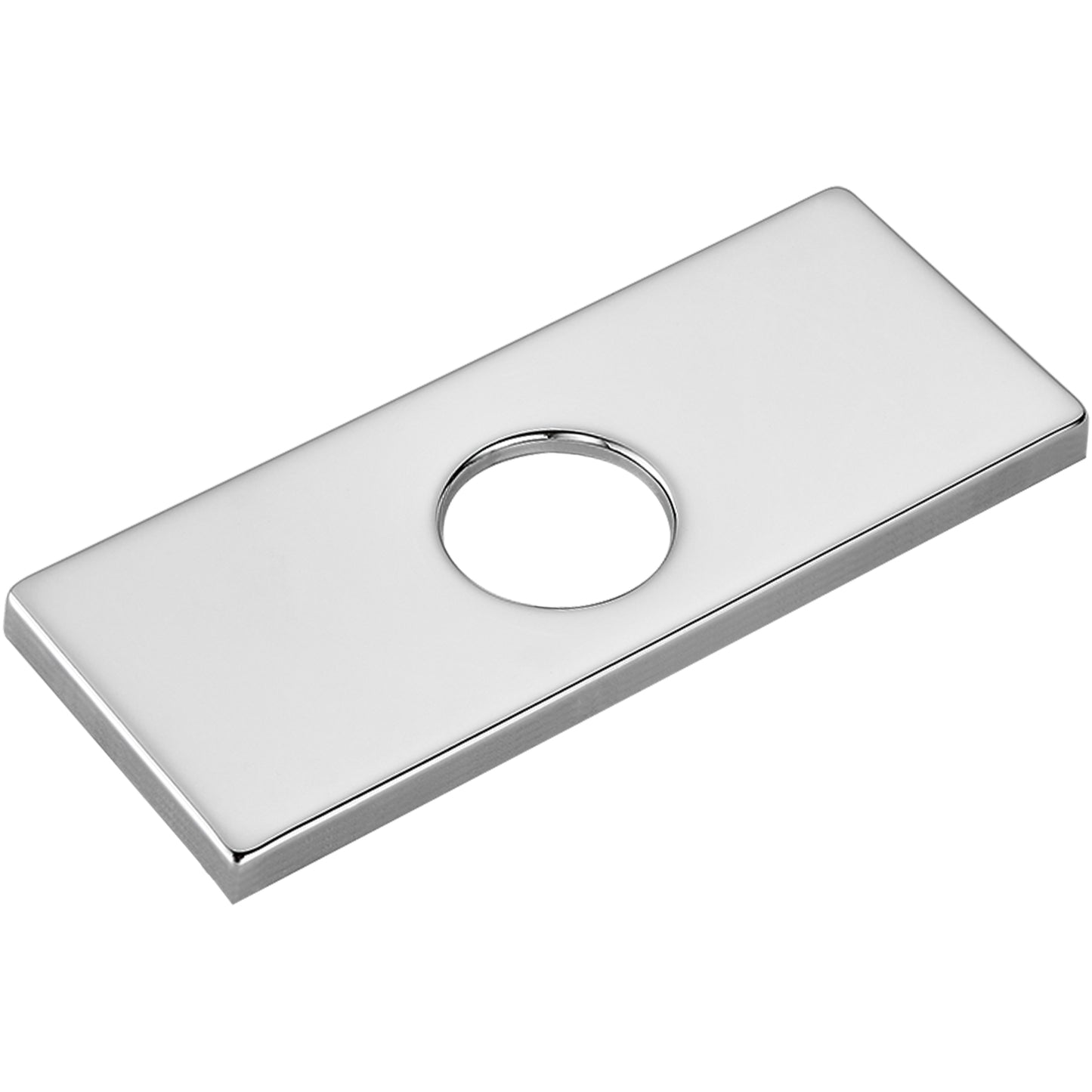 
                  
                    Midanya 6 Inch Sink Hole Cover Deck Plate,Faucet Deck Plate for 1 or 3 Hole Bathroom Kitchen Sink Faucet,Rectangle Decorative Cover SUS304 Stainless Steel Vessel Vanity Sink Faucet
                  
                