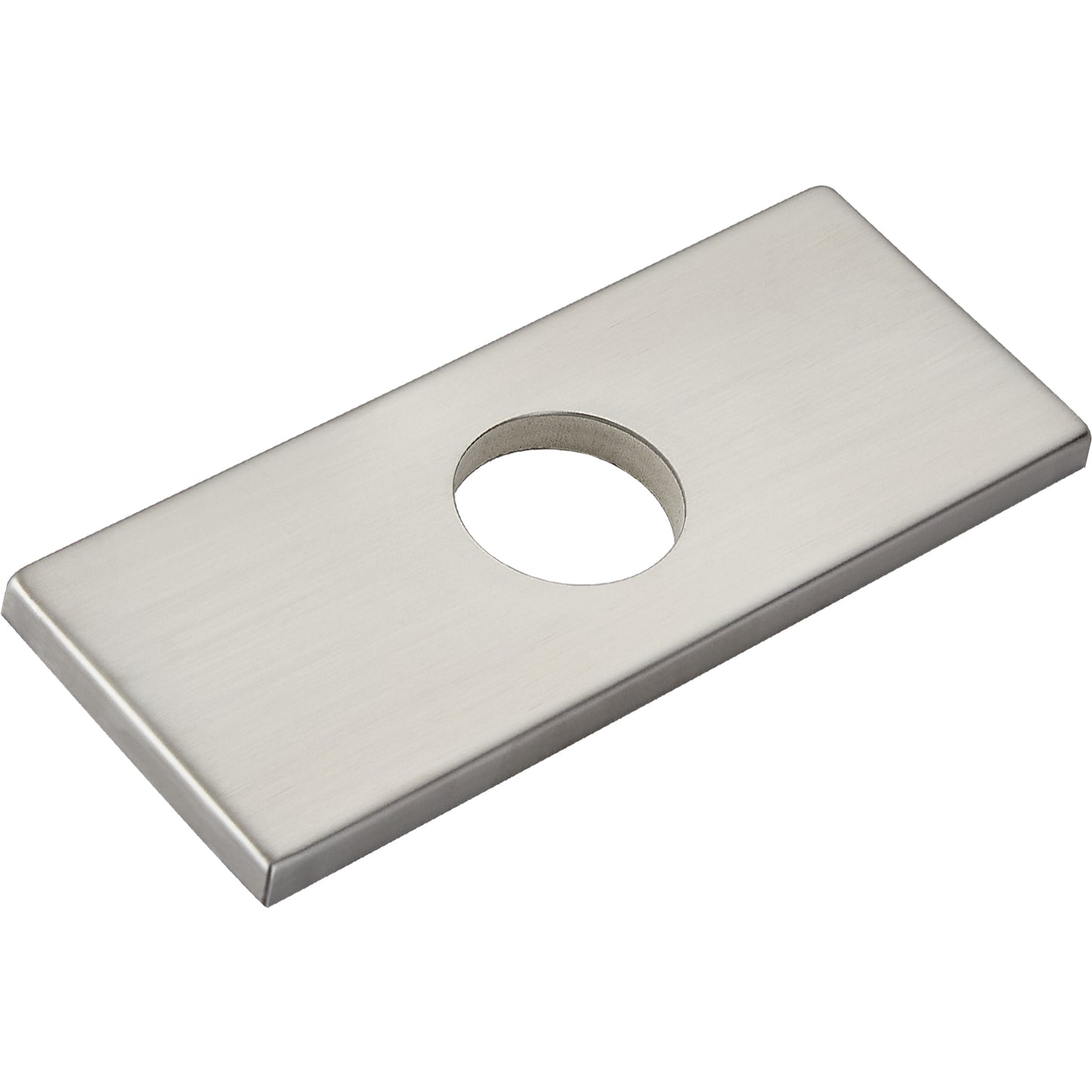 
                  
                    Midanya 6 Inch Sink Hole Cover Deck Plate,Faucet Deck Plate for 1 or 3 Hole Bathroom Kitchen Sink Faucet,Rectangle Decorative Cover SUS304 Stainless Steel Vessel Vanity Sink Faucet
                  
                