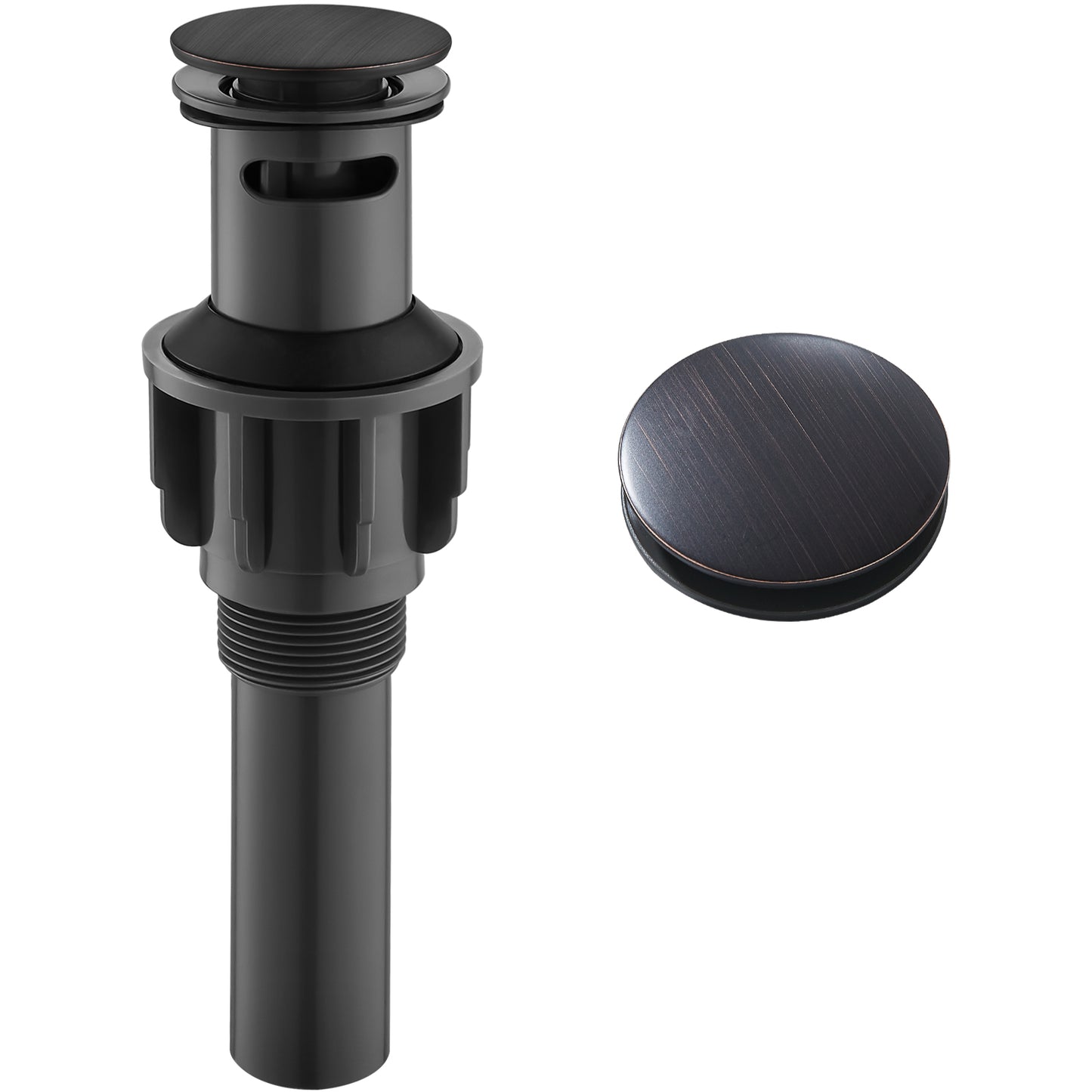 
                  
                    Midanya Pop Up Drain, ABS Bathroom Pop-up Sink Drain, Lavatory Kitchen RV Drain Strainer, Vanity Vessl Sink Drain Stopper Assembly, Universal Sink Drain Assembly
                  
                