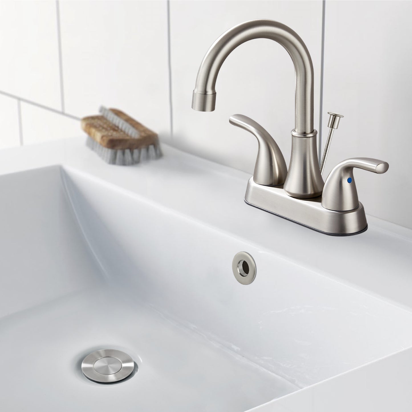 
                  
                    Midanya Sink Drain with Lift Rod, Bathroom Lavatory Kitchen RV Drain Stopper, Drain Stopper Assembly for Bathroom Faucet,Vessel Sink Vanity Drain Assembly with Overflow
                  
                