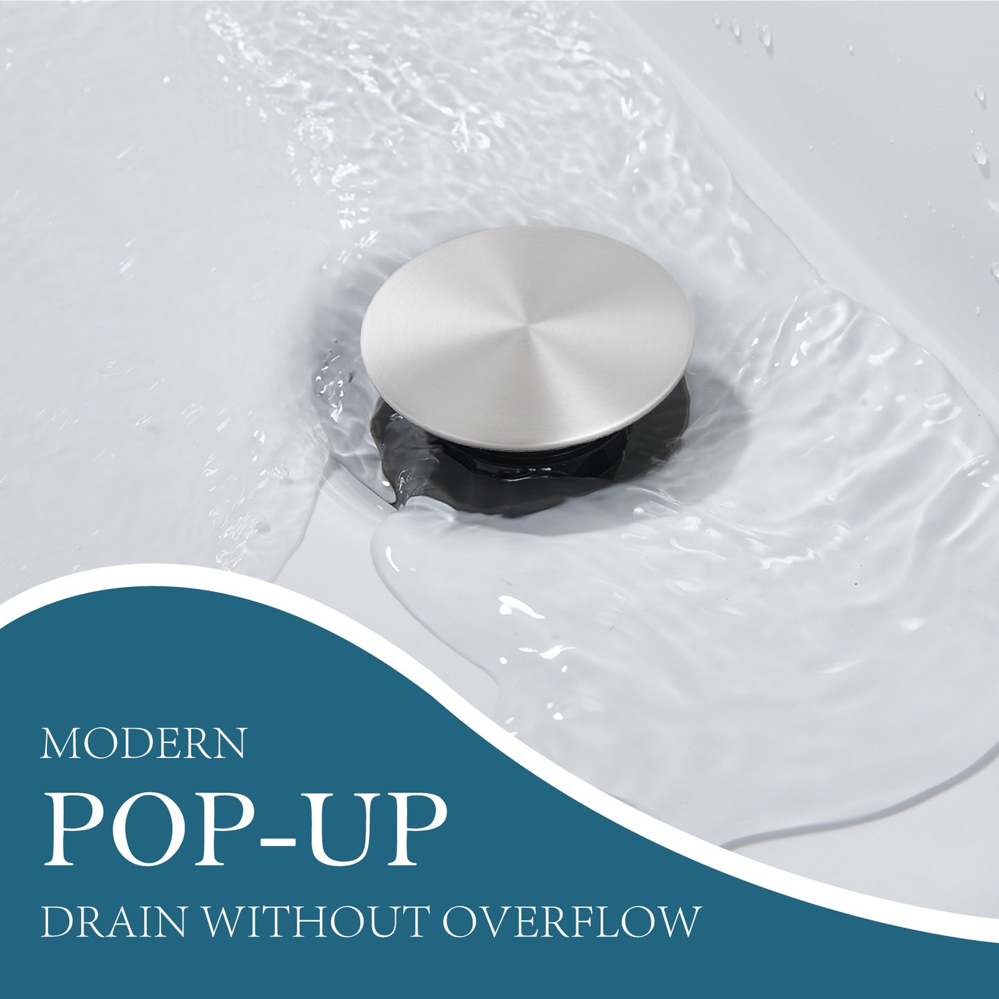 
                  
                    Midanya Pop Up Drain, ABS Bathroom Pop-up Sink Drain, Lavatory Kitchen RV Drain Strainer, Vanity Vessl Sink Drain Stopper Assembly, Universal Sink Drain Assembly
                  
                