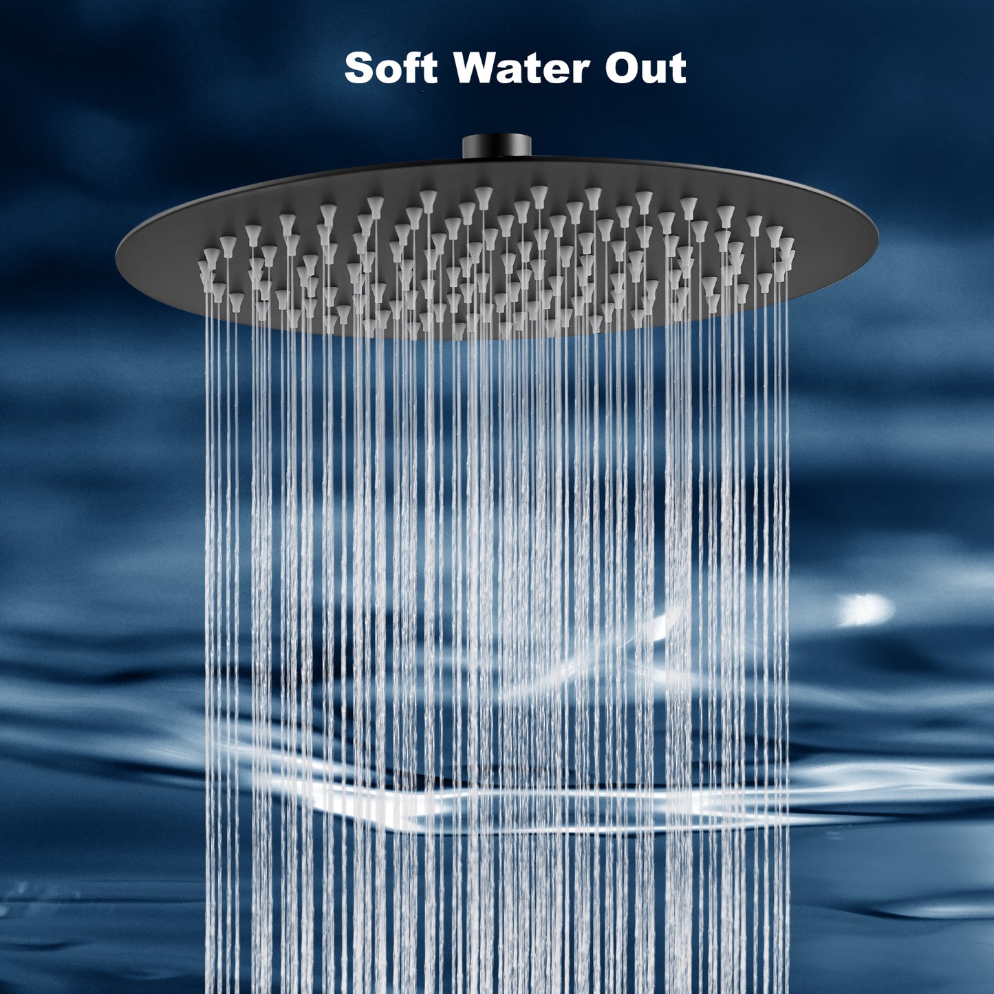 
                  
                    Midanya Round Rainfall Shower Head,6 Inch Stainless Steel High Pressure High Flow Stainless Steel Rainfall Shower Head,Ultra Thin Design High Pressure
                  
                