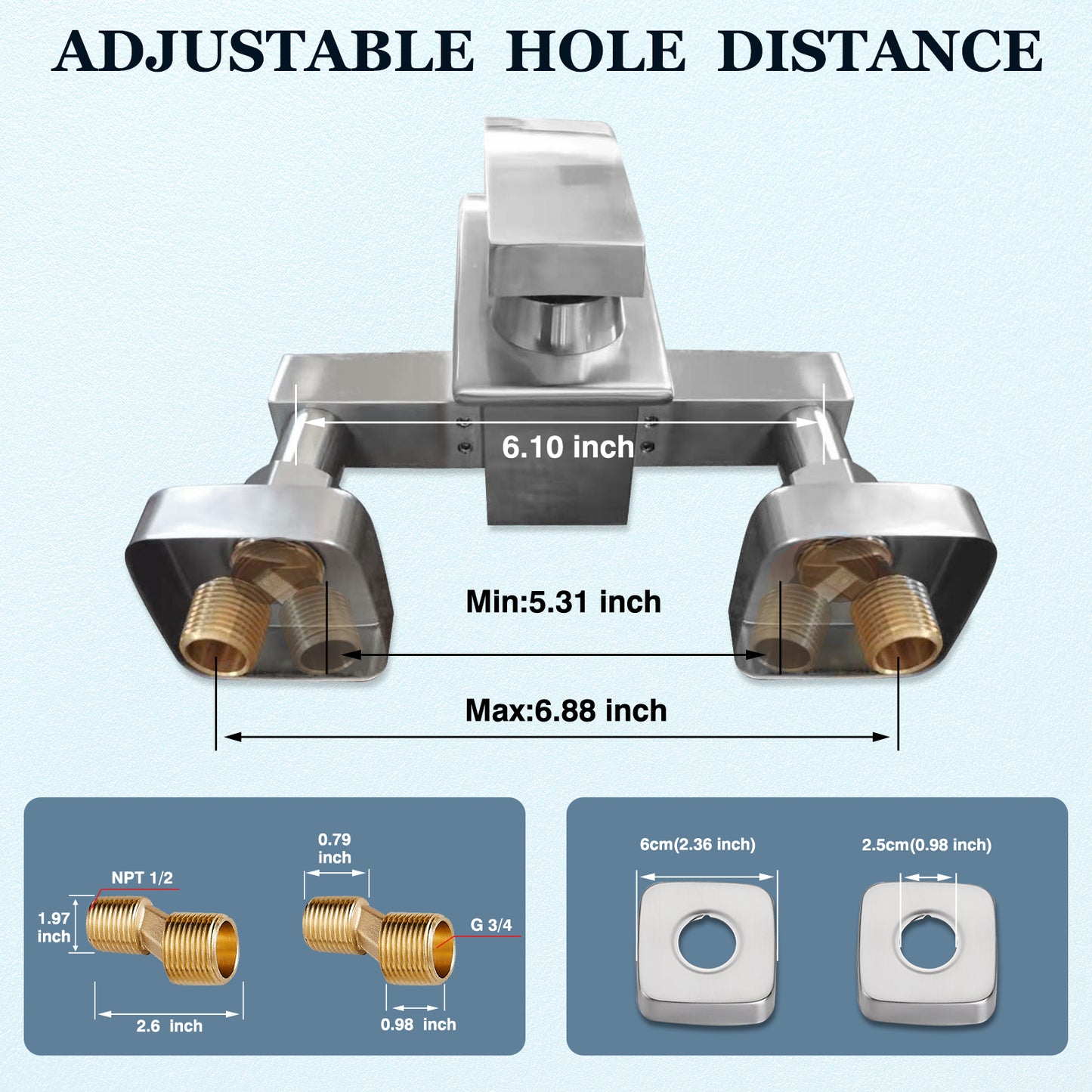 
                  
                    Wall Mount Bathtub Faucet with Handheld Spray Waterfall Tub Filler Single Handle Bathroom Tub Mixer Tap Hand-Shower System with Curved Spout Commercial
                  
                