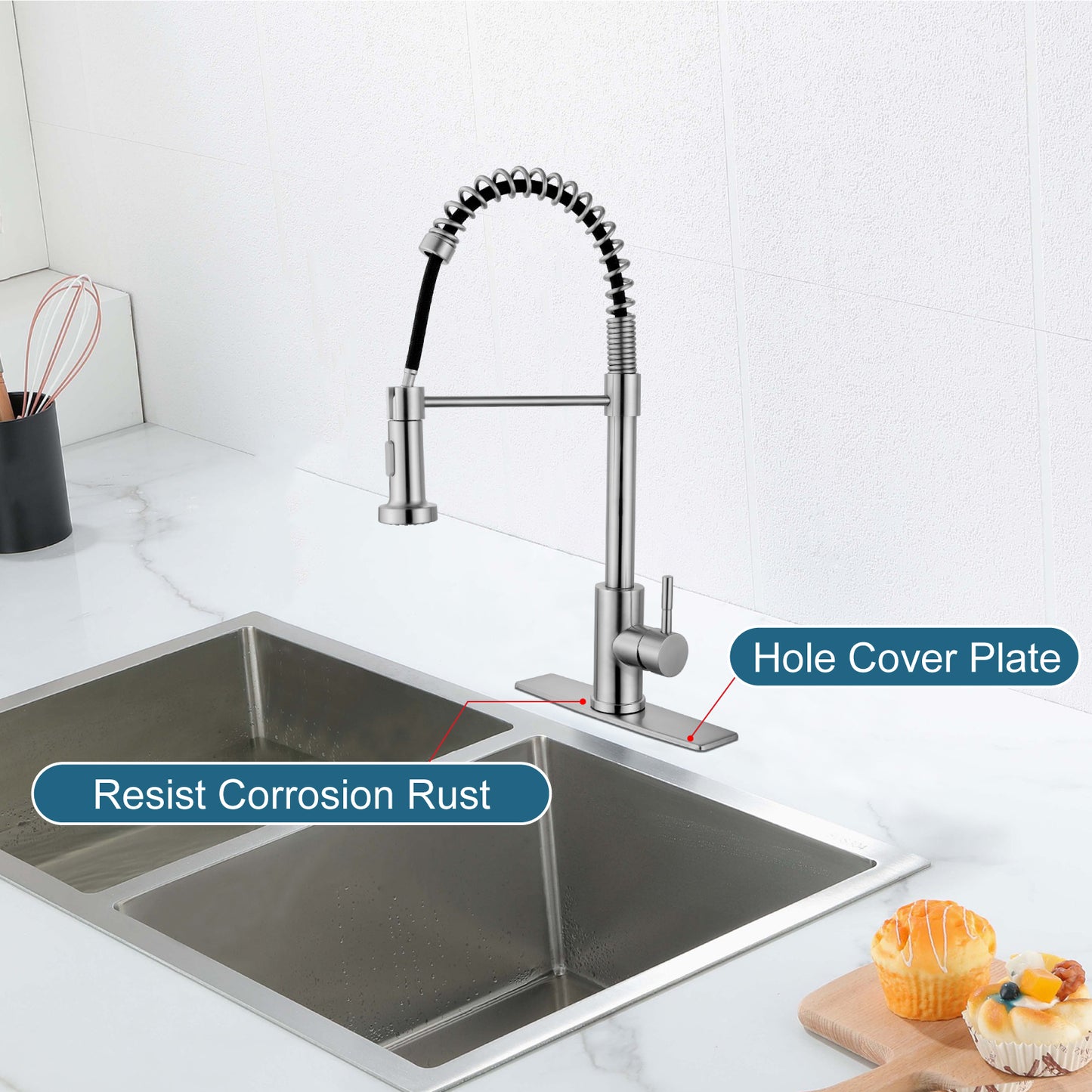 
                  
                    Midanya 10 Inch Sink Hole Cover Deck Plate,Vessel Vanity Sink Faucet Cover Plate,Bathroom Kitchen Lavatory Sink Faucet Deck Plate, Faucet Cover Cap, 1 or 3 Hole Cover Rectangle
                  
                