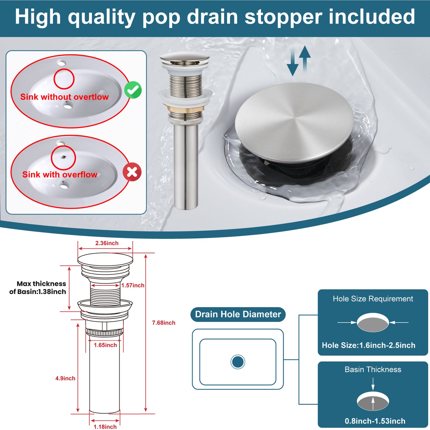 
                  
                    Bathroom Vessel Bowl Sink Faucet Tall Body Single Handle Lavatory Vanity Mixer Bar Tap with Pop Up Drain Tall Spout Single Hole Deck Mount Brass
                  
                