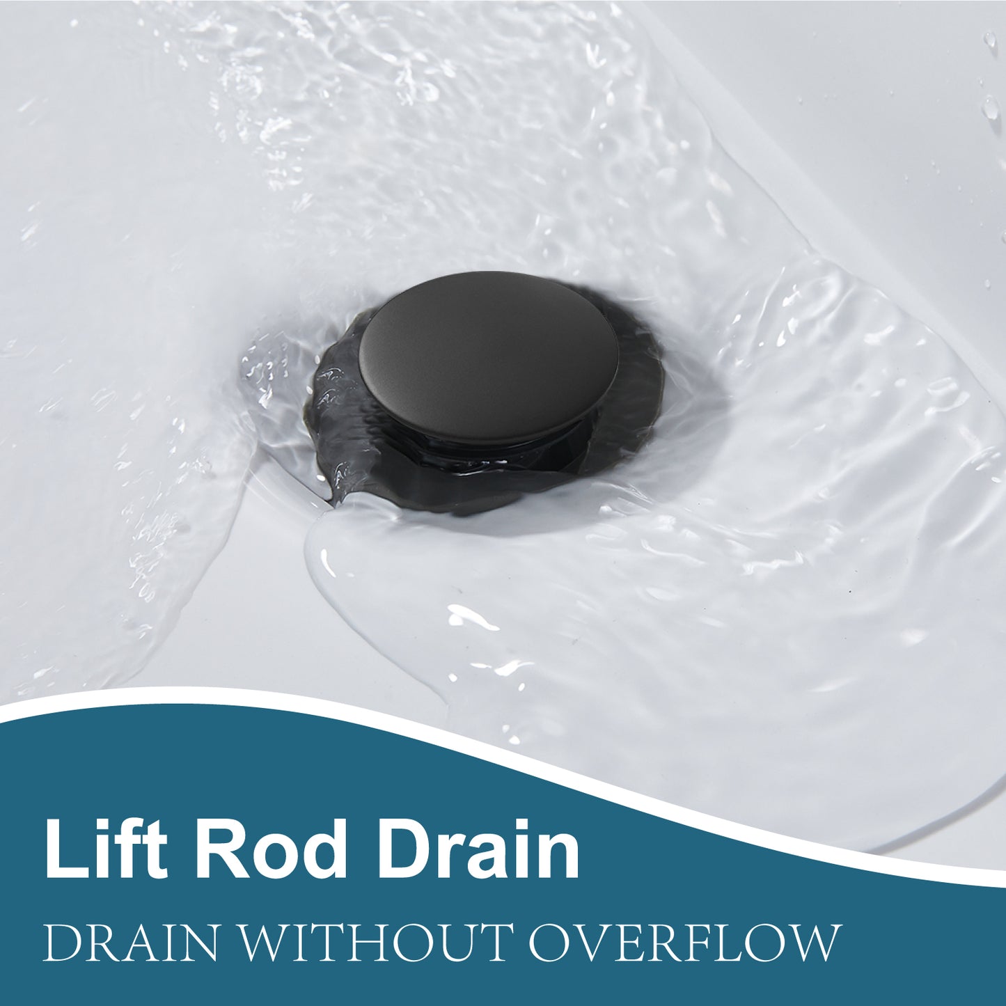 
                  
                    Midanya Sink Drain with Lift Rod, Bathroom Lavatory Kitchen RV Drain Stopper, Drain Stopper Assembly for Bathroom Faucet,Vessel Sink Vanity Drain Assembly with Overflow
                  
                