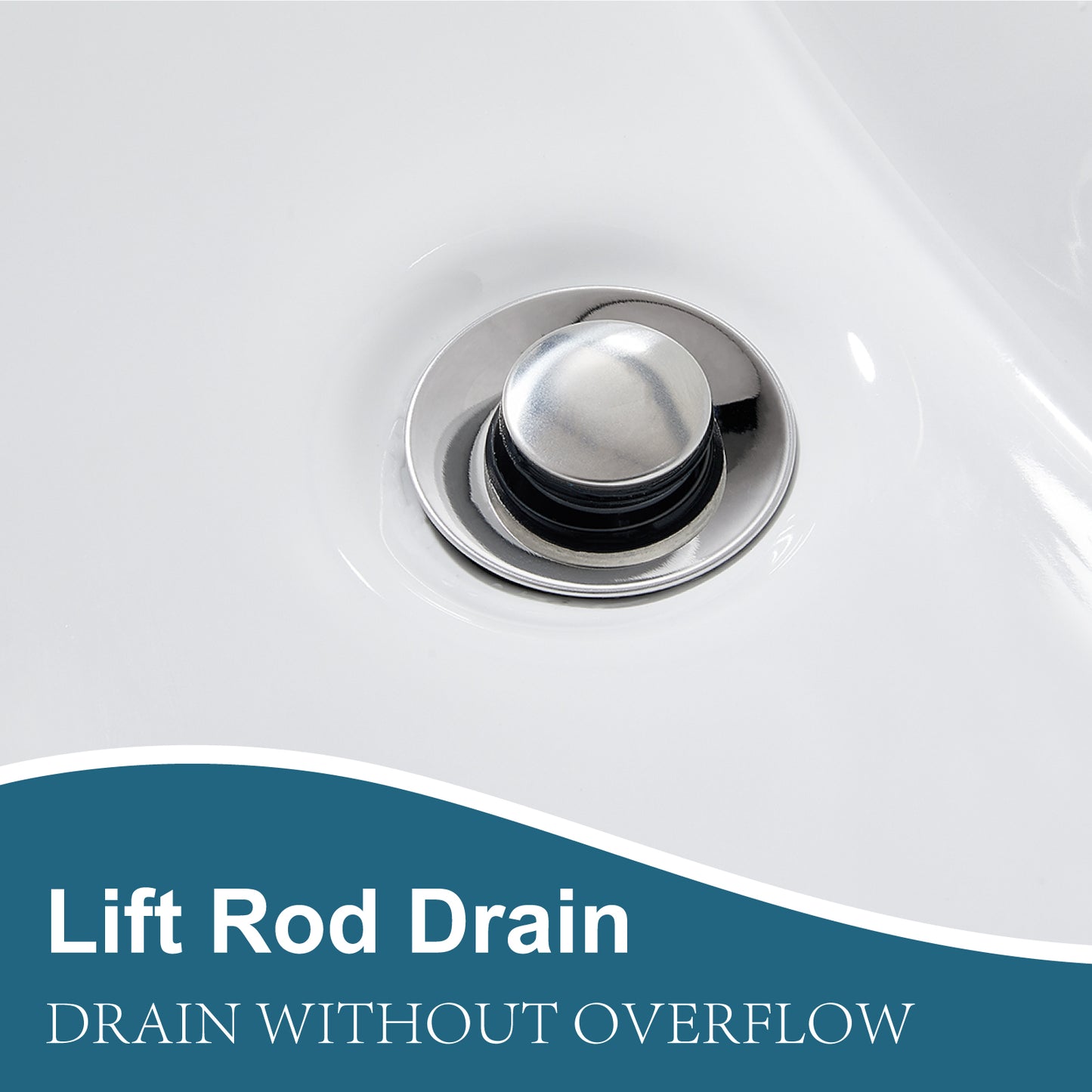 
                  
                    Midanya Sink Drain with Lift Rod, Bathroom Lavatory Kitchen RV Drain Stopper, Drain Stopper Assembly for Bathroom Faucet,Vessel Sink Vanity Drain Assembly with Overflow
                  
                