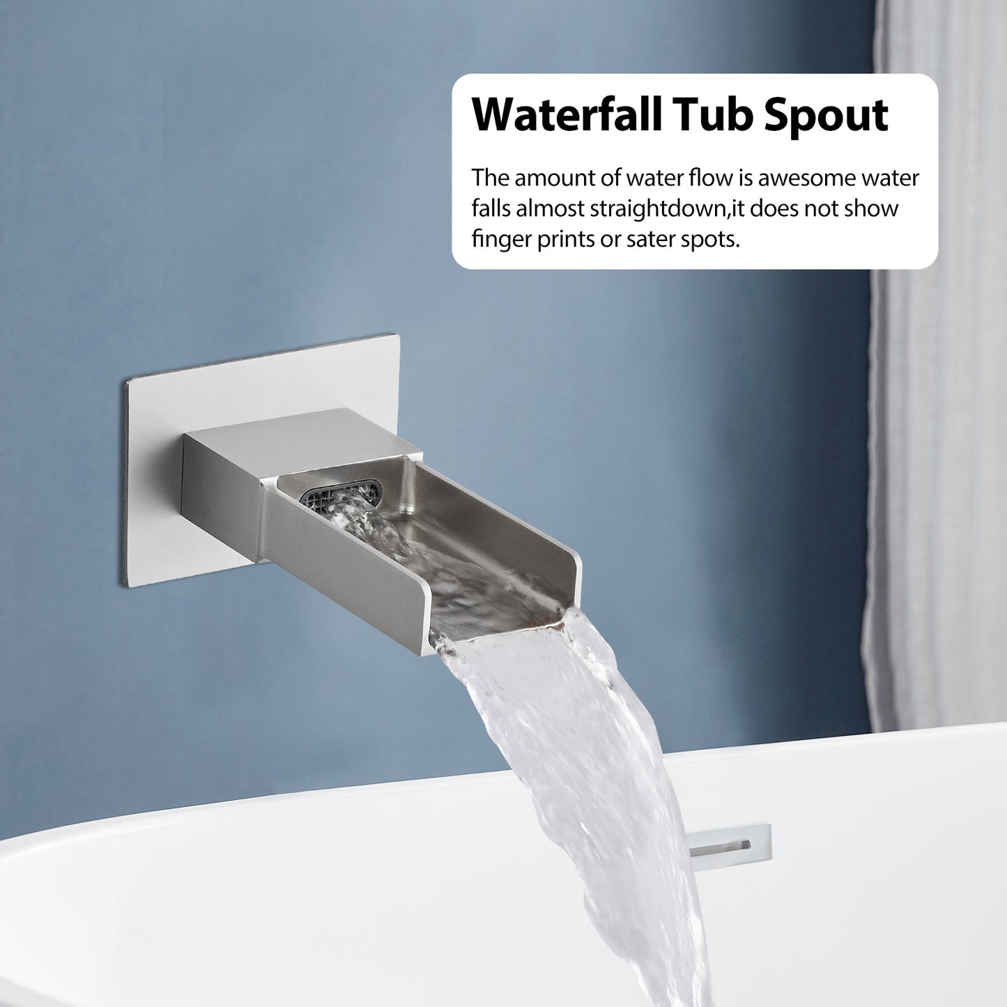 
                  
                    Midanya Bathroom Shower System 10 Inch Rainfall Shower Head with Handheld Spary Wall Mount Tub Spout Combo Set Rough-in Valve 3 Function Mixer Shower Faucet Luxury
                  
                